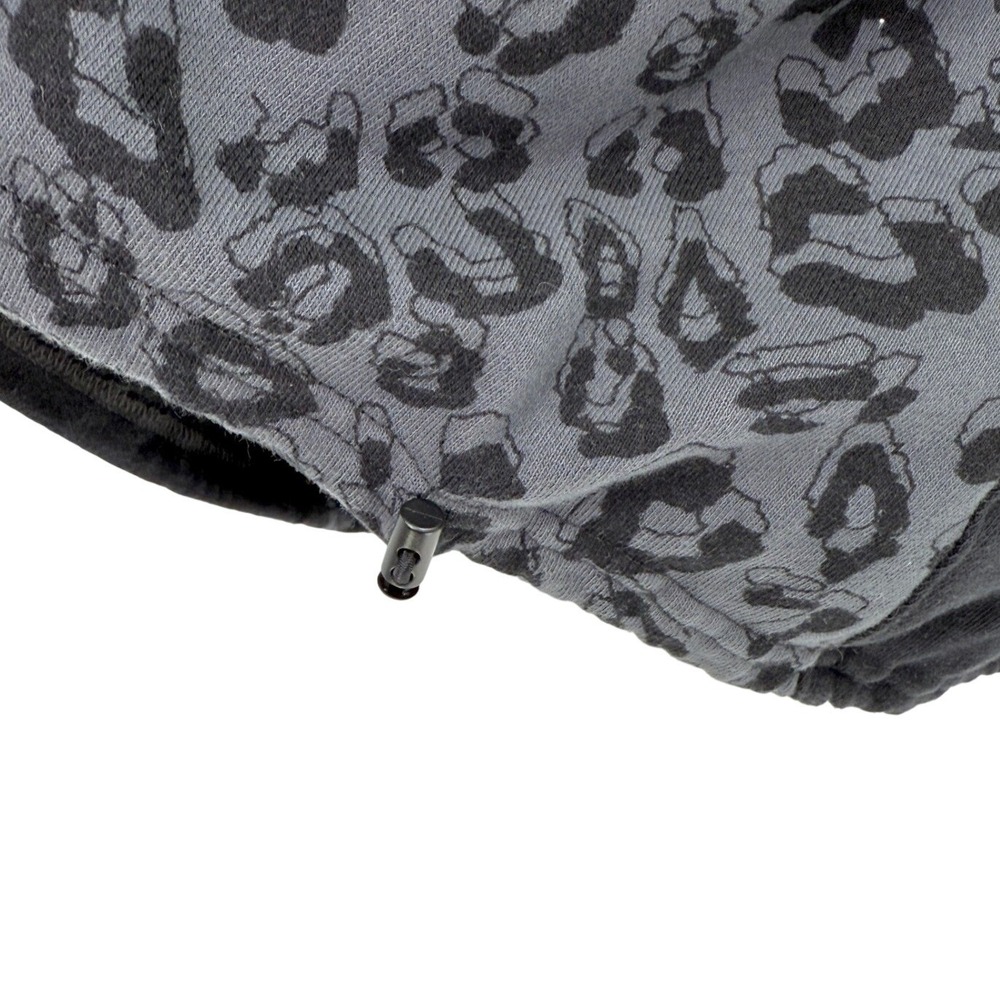 Champion‎ Women's Black Leopard Print Trim Hoodie Size L - Picture 6 of 9